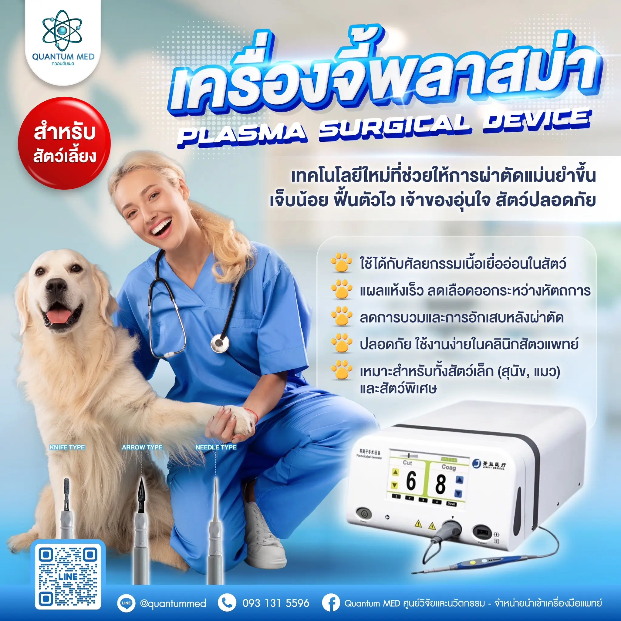 Plasma Surgical Device – Hemostasis ดี ลดความเสียหายต่อเนื้อเยื่อ